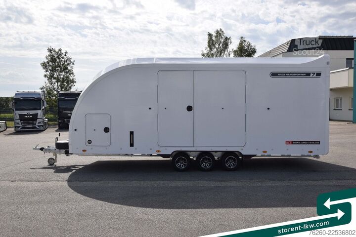 Prikolica za prevoz automobila BRIAN JAMES TRAILERS Race Transporter 7 extra Hoch Solar Kamera