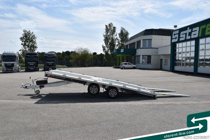 Prikolica za prevoz automobila BRIAN JAMES TRAILERS T-Transporter Kippbar Seilwinde Rampen