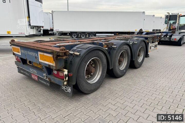 Transport af containere Pacton T3-010 / Multichassis / BPW Drum