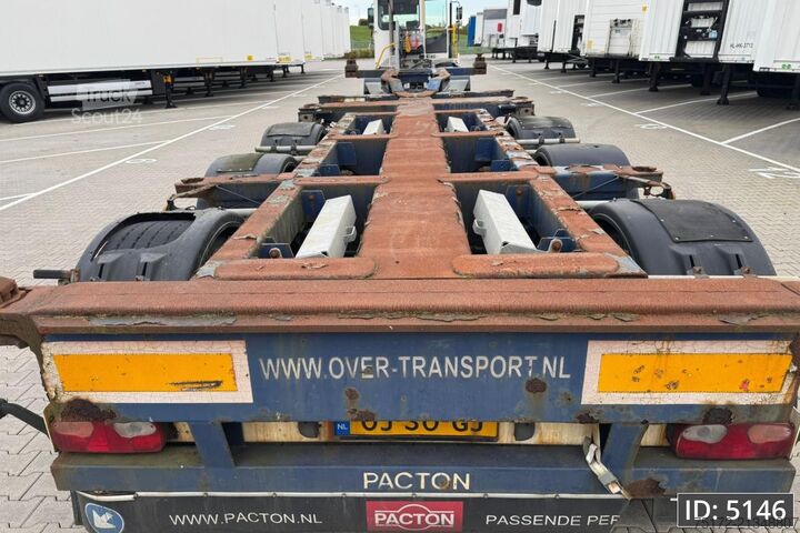 Transport af containere Pacton T3-010 / Multichassis / BPW Drum