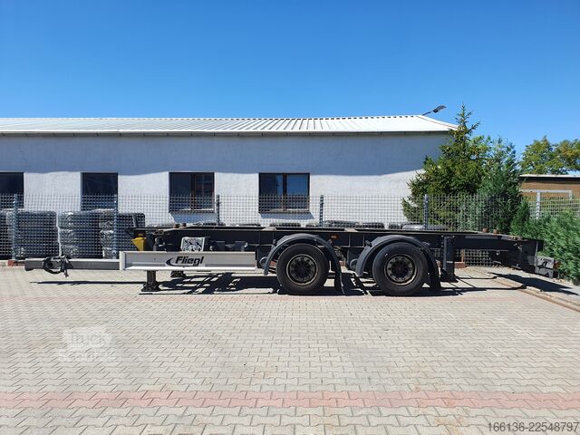 Remolque con chasis intercambiable Fliegl Tandem Wechselanhänger TWP 180 Mega-EL