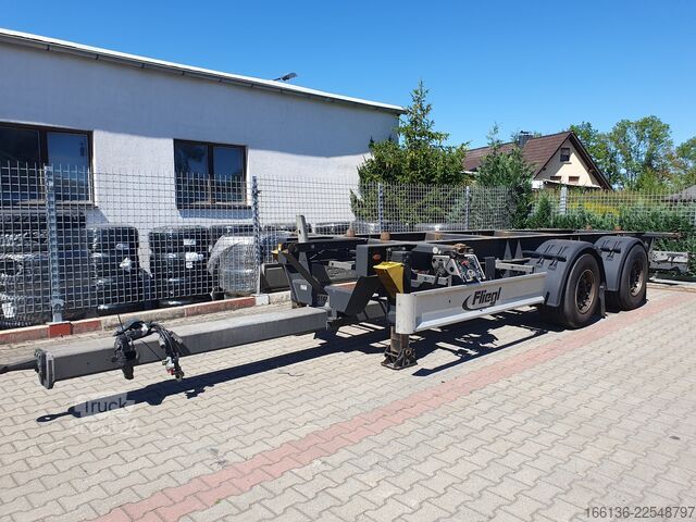 Remolque con chasis intercambiable Fliegl Tandem Wechselanhänger TWP 180 Mega-EL