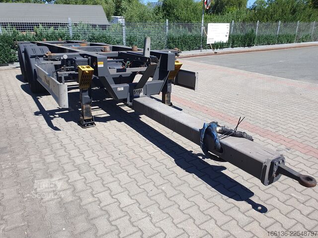Remolque con chasis intercambiable Fliegl Tandem Wechselanhänger TWP 180 Mega-EL