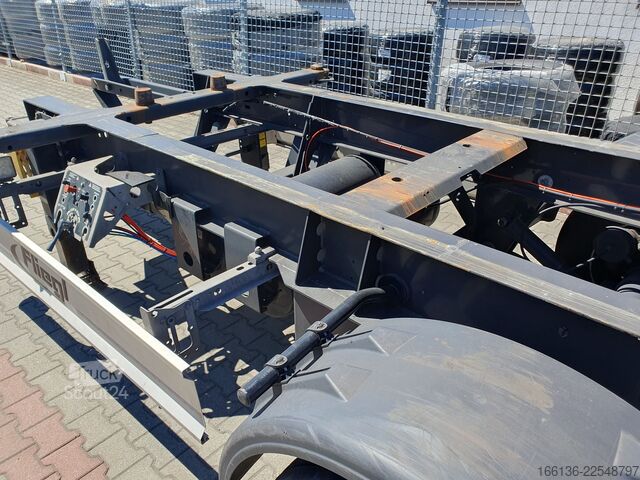 Remolque con chasis intercambiable Fliegl Tandem Wechselanhänger TWP 180 Mega-EL