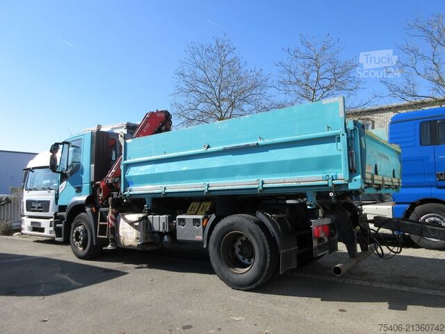 Трьохсторонній самоскид iveco Stralis 310 3-S-Kipper Fassi-Kran Funk