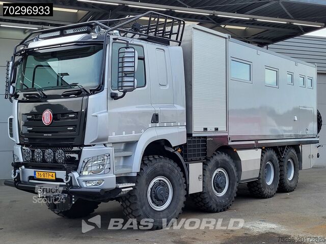 TATRA T158 8X8 NL-Teherautó 8x8 Off-Grid Camper, hidraulikus csörlő, generátor, retarder, klíma, Eur TATRA T158 8X8 NL-Truck 8x8 Off-Grid Camper Hydraulic...