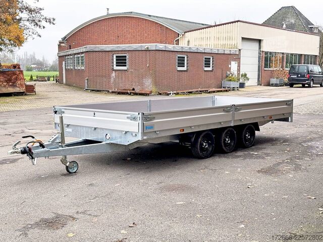  Hapert Trailers HAPERT AZURE H-3 | TRIDEM 605X220X30CM 3500KG HOCHLADER | NFW | PARABELFEDER