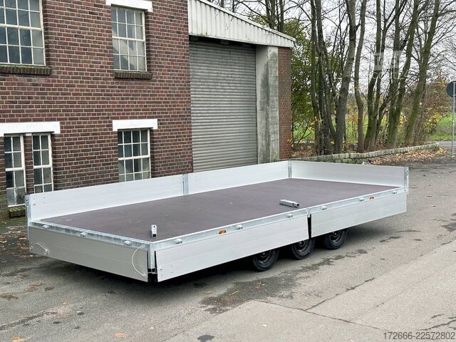  Hapert Trailers HAPERT AZURE H-3 | TRIDEM 605X220X30CM 3500KG HOCHLADER | NFW | PARABELFEDER