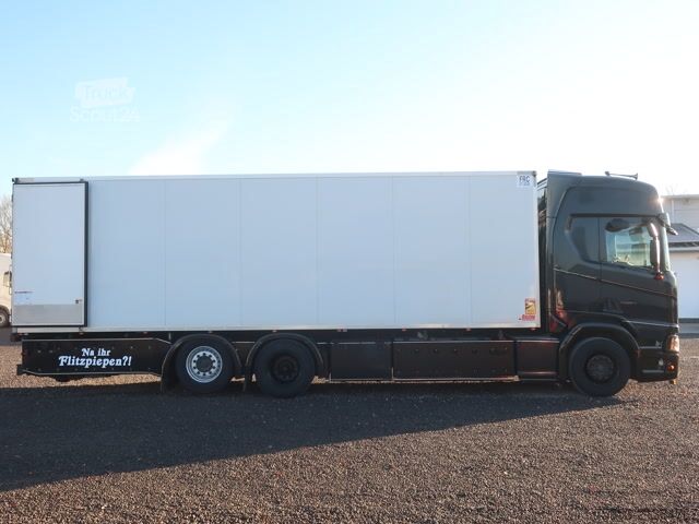 Caminhão frigorífico Scania R 450 6x2 TK Koffer Lenkachse Vollluft