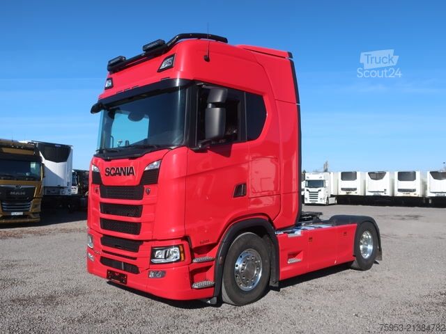 Стандартний тягач Scania S 540 Full Air Standklima LED Alcoa Lampenbügel
