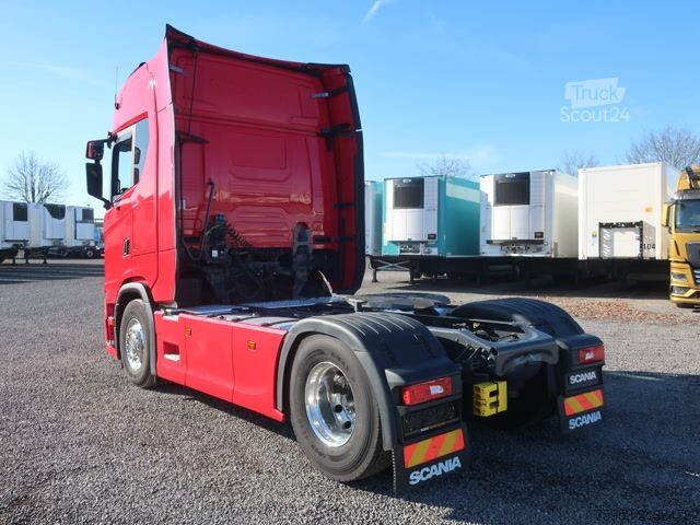 Standardowy ciągnik siodłowy Scania S 540 Full Air Standklima LED Alcoa Lampenbügel