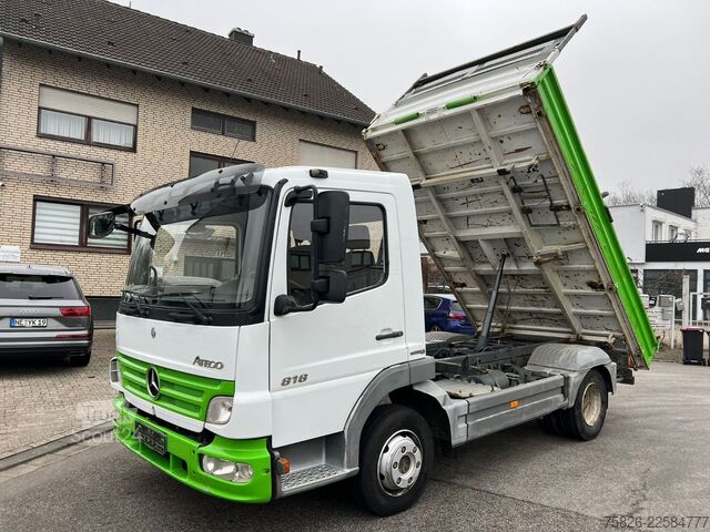 Üç yönlü damperli kamyonet MERCEDES-BENZ Atego 818K Dreiseitenkipper Meiller*Kipphydrauli