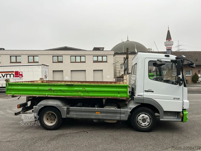 Üç yönlü damperli kamyonet MERCEDES-BENZ Atego 818K Dreiseitenkipper Meiller*Kipphydrauli
