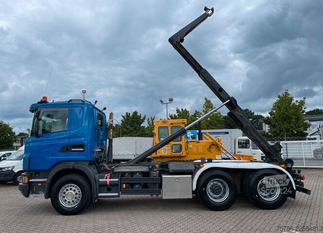 Haakarm vrachtwagen SCANIA G480 BL/ Meiller 20.60 + Öl/ AC/ Retarder/ 70to