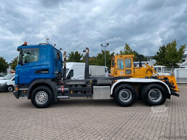 Haakarm vrachtwagen SCANIA G480 BL/ Meiller 20.60 + Öl/ AC/ Retarder/ 70to