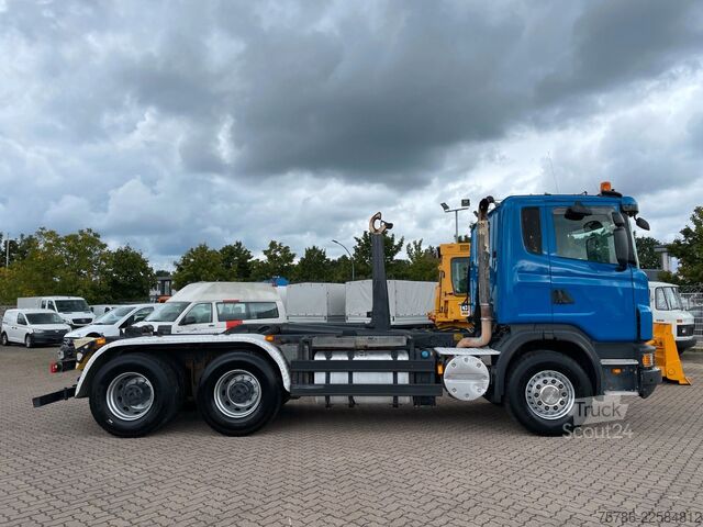 Haakarm vrachtwagen SCANIA G480 BL/ Meiller 20.60 + Öl/ AC/ Retarder/ 70to