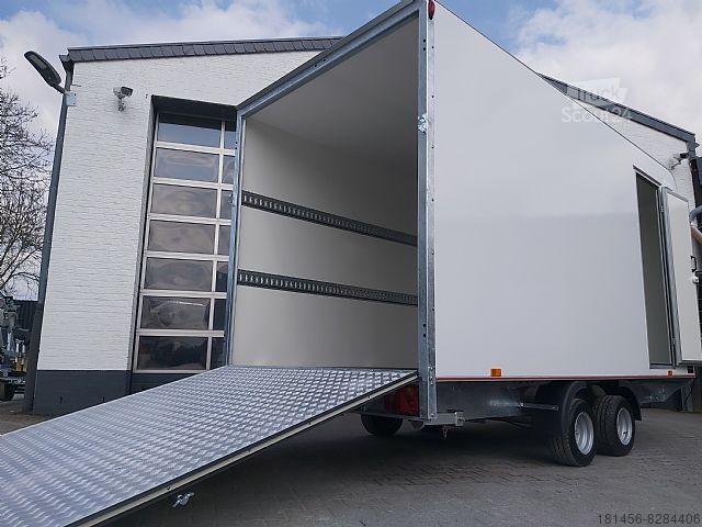 trailershop 420x200x210cm aerodynamisch Seitentür Heckrampe