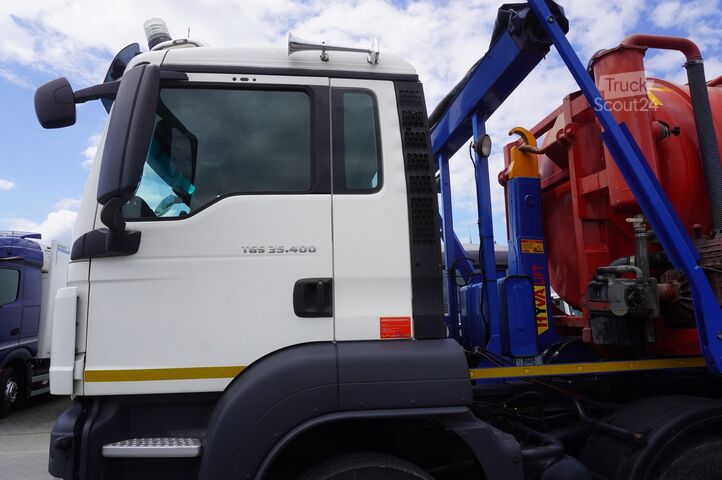 Vidanjör MAN TGS 35.400 8x4 E5 / HYVA HOOK LIFT 32.56