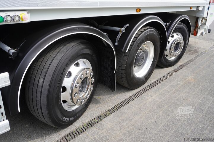 Müllwagen Mercedes-Benz Antos 3240 8x2 / Tajfun 5T crane / Farid