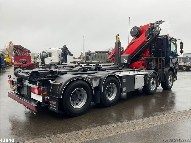 Kampókaros rendszer DAF FAD CF 530 8x4 Euro 6 Palfinger 33 Tonmeter laa...