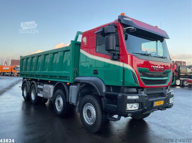 3-sānu pašizgāzējs Iveco Trakker AT340T50 8x4 Euro 6 Kipper 16m³