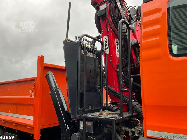 Самосвал с краном Man TGS 35.400 8x4 Euro 6 Palfinger 17 Tonmeter Z-k...