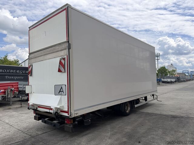 مقطورة صندوقية Ackermann Z-KA-F10.5/7,6  1 Achs Kofferanhänger mit Ladebordwand 10,5 t GG