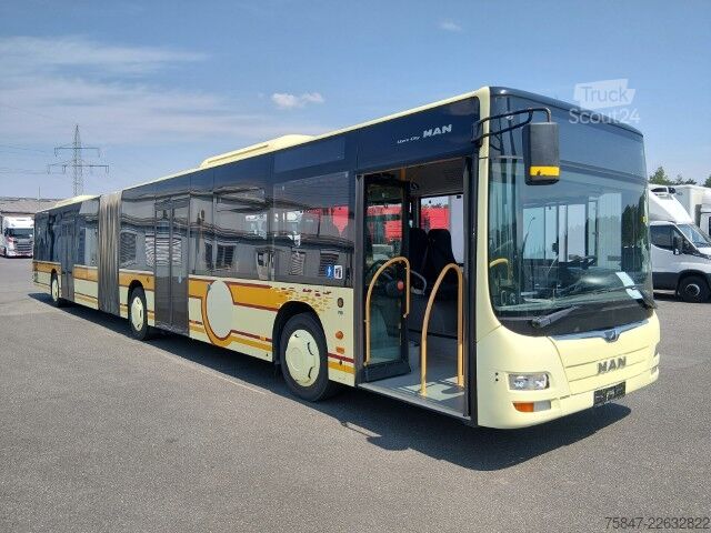 зчленований автобус MAN Lion´s City Gelenkbus Klima