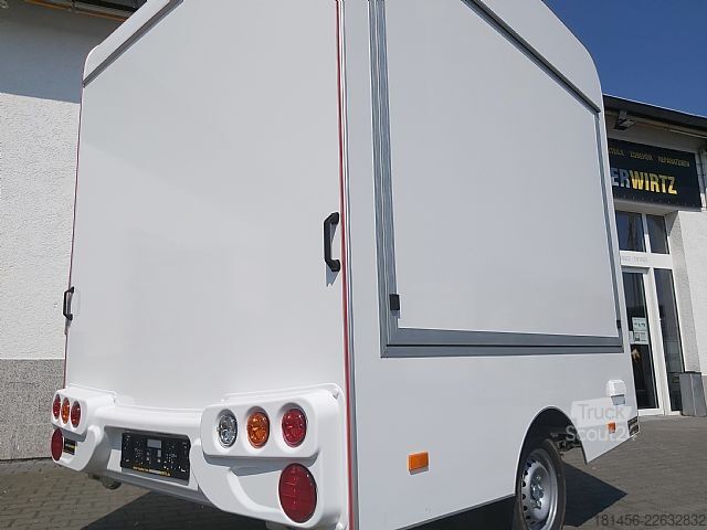 Myyntitraileri trailershop 250x200x230cm retro style für DIY Ausbau verfügbar