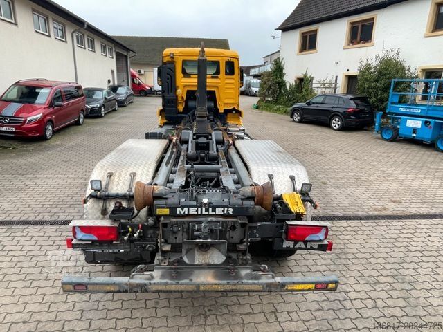 Abrollkipper MAN TGS 26.470 6x2 BLL Abroller Meiller RS21.65 Funk