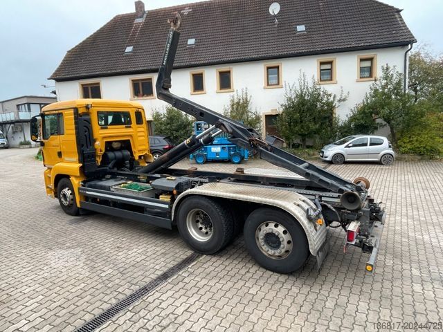 Abrollkipper MAN TGS 26.470 6x2 BLL Abroller Meiller RS21.65 Funk