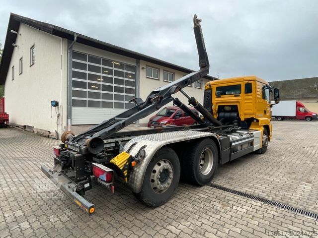 Abrollkipper MAN TGS 26.470 6x2 BLL Abroller Meiller RS21.65 Funk