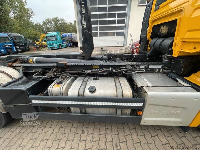 Hakowiec MAN TGS 26.470 6x2 BLL Abroller Meiller RS21.65 Funk