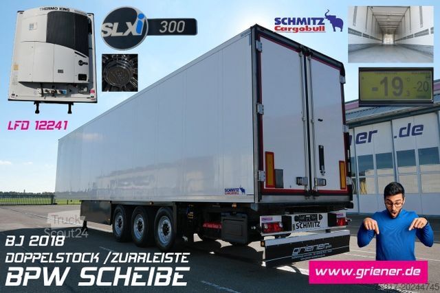 Hladilna polprikolica SCHMITZ CARGOBULL SKO 24/SLXi300 /DOPPELSTOCK /BLUMEN/BPW  TOP !!!