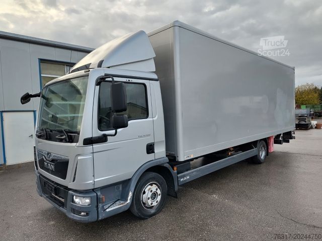 Furgon skrzyniowy MAN TGL 8.180 Koffer 7,20 m, E6, LBW Palfinger 1 to.