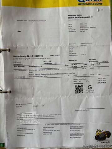 Integraal camper HYMER/ERIBA B774 Solar*Markise*Einzelbetten*3 Achsen*1.HAND