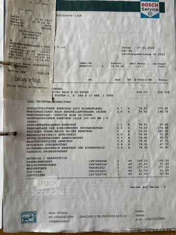 Integraal camper HYMER/ERIBA B774 Solar*Markise*Einzelbetten*3 Achsen*1.HAND