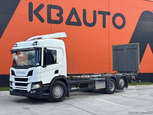Konténerszállítás Scania P 500 6x2*4 9 TON FRONT AXLE / RETARDER