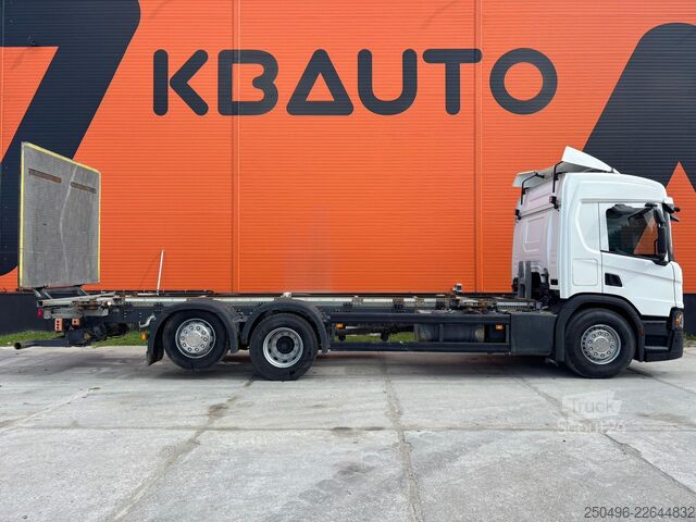 Konténerszállítás Scania P 500 6x2*4 9 TON FRONT AXLE / RETARDER