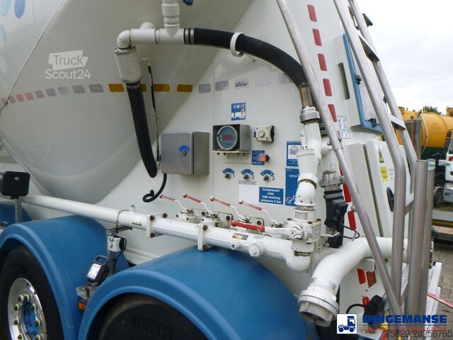 Tank Feldbinder Powder tank alu 50 m3 + compressor