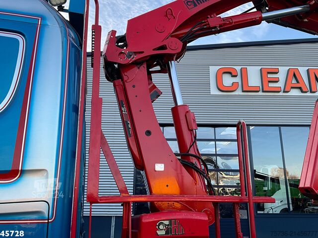 Haakarmsysteem Scania R 580 8x4 Euro 6 Retarder Hiab 24 Tonmeter laad...