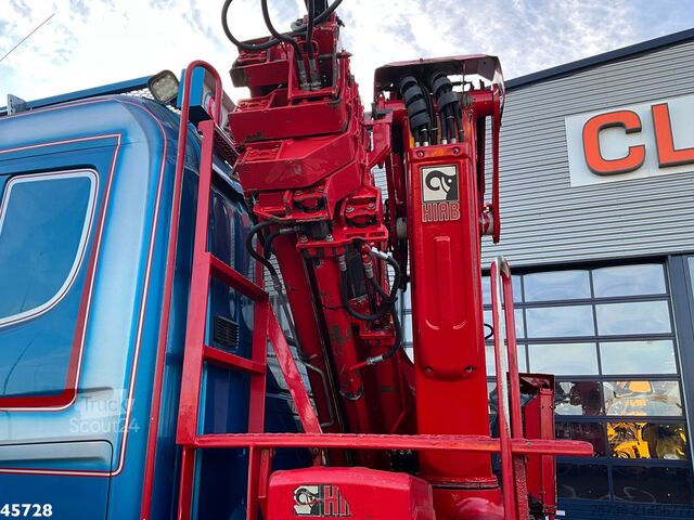 Haakarmsysteem Scania R 580 8x4 Euro 6 Retarder Hiab 24 Tonmeter laad...