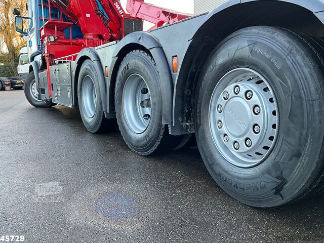 Haakarmsysteem Scania R 580 8x4 Euro 6 Retarder Hiab 24 Tonmeter laad...