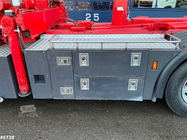 Haakarmsysteem Scania R 580 8x4 Euro 6 Retarder Hiab 24 Tonmeter laad...