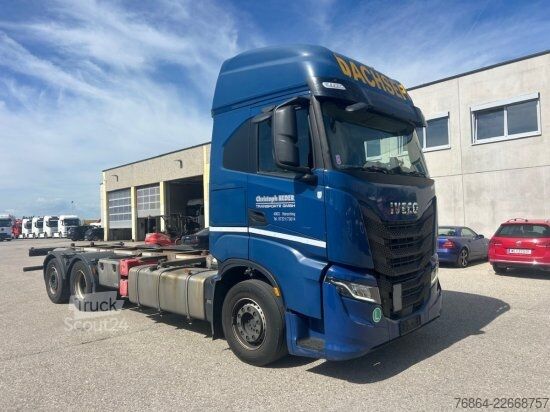 Lastebil med utskiftbar overbygning IVECO S-WAY 460, AS260SY/FP BDF,   WECHSELFAHRGESTELL, INTADER, E6