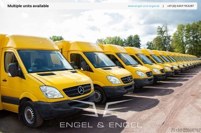 Furgon skrzyniowy mercedes-benz SPRINTER 310 CDI MAXI EURO-5 KOFFER REGALE KAMERA DURCHGANG
