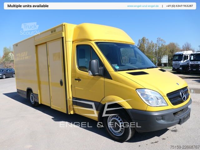 Furgon skrzyniowy mercedes-benz SPRINTER 310 CDI MAXI EURO-5 KOFFER REGALE KAMERA DURCHGANG