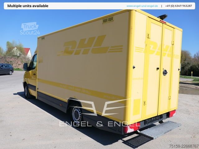 Furgon skrzyniowy mercedes-benz SPRINTER 310 CDI MAXI EURO-5 KOFFER REGALE KAMERA DURCHGANG