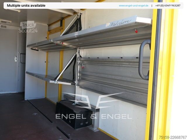 Furgon skrzyniowy mercedes-benz SPRINTER 310 CDI MAXI EURO-5 KOFFER REGALE KAMERA DURCHGANG
