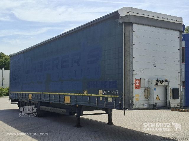Öppen semitrailer med kapell Schmitz Cargobull Curtainsider Mega